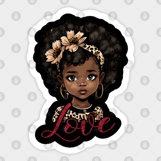 Love, Black Girl, Black Queen, Black Woman, Black History Sticker by UrbanLifeApparel